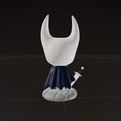 image_2025-10-27_170821717.png Boxy Hollow Knight 🗡️ - Integrated Rock Base (Self-Supporting 3D Print!) ⛰️