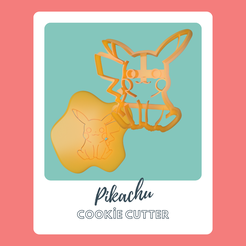13.png Pokemon Cookie Cutter Set STL