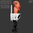 44444.png SKIBIDI TOILET - TOILET MAN | 3D FAN ART
