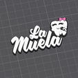 La-muela.png Adesivo LA MUELA para jarras/vidros/copos/etc.