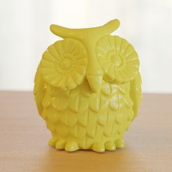 horned_owl_B_01.jpg STL file horned owl -pose B- [HIGH-POLY]・3D print design to download, bs3