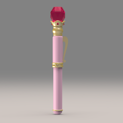 disguise_pen_crystal.png 3D file Sailor Moon - Disguise Pen - Crystal Series version・3D printing template to download