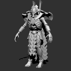 ZBrush-Document.jpg STL file NECRON OVERLORD・Template to download and 3D print