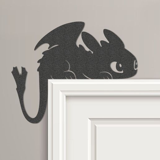 Toothless Dragon 1 Door Corner Topper