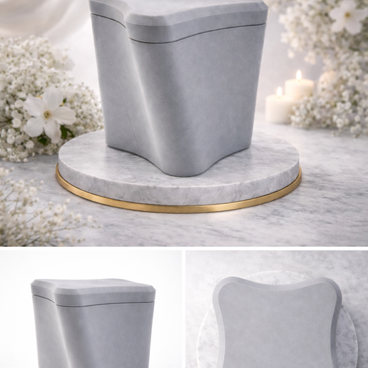 ⚱️ FLUX – Natural design urn 3D print STL