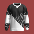 Men-Cut-And-Sew-Printed-Sweatshirt_0.png Hombres Cut And Sew Sudadera Impresa | Marvelous / Clo3d / obj / fbx