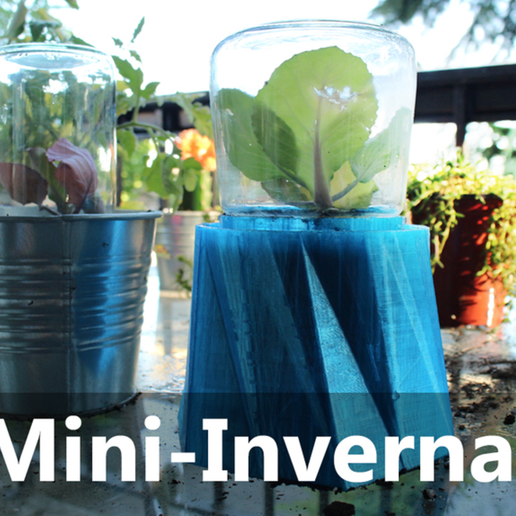 Invernadero Mini DIY11.png Download free STL file Greenhouse Mini DIY • 3D print design, Gonzalor