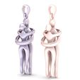 4.jpg Eternal Embrace Pendant  3D PRINDABLE MODEL