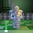 CyborgKing-Front.jpg 2x Chess Set Cyborgs vs. Nature