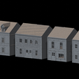 House-4-Heavy-Damage-2.png WWII Tabletop Terrain Set 28mm scale (3D Printable Files) - Based on real buildings from Carentan, France