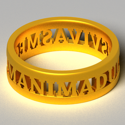 Screenshot_2.png STL-Datei anima dulcis vivas mecum 2 rings・3D-Druckvorlage zum Herunterladen