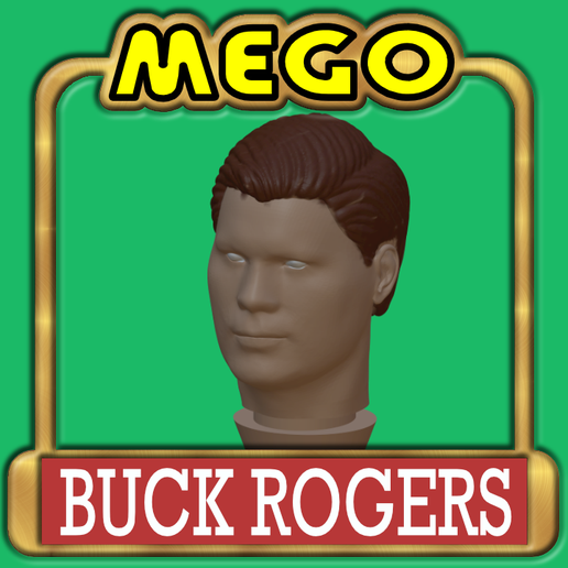 Buck Rogers 1979 (Gil Gerard) - 3D model önizlemesi