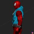 10.jpg Scarlet Spider -Spider man - Marvel comics - High Quality 3D print model