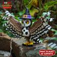 a.jpg PRINT IN PLACE CUTE FLEXI HALLOWEEN OWL
