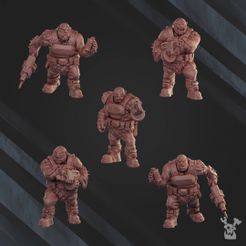 resize-bigfoot-light-squad.jpg 3D file "Bigfoot" Light Squad・3D print model to download