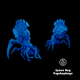 cover-psychophage_square_other_wording.png STL file Space Bug Psychophage・3D printing idea to download