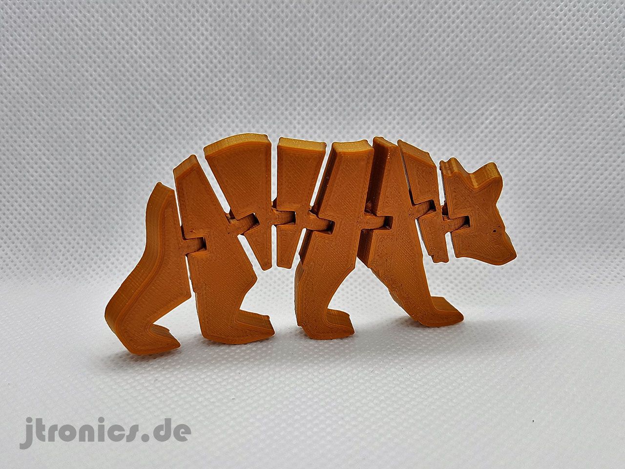 20190524_212221.jpg Free STL file Flexi Articulated Bear・3D printing template to download, jtronics