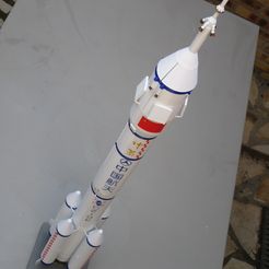 IMG_8267.JPG STL-Datei long-range rocket 2F Shenzhou 5・3D-Drucker-Vorlage zum herunterladen