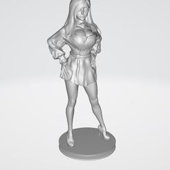 1.jpg Fichier STL FLLE SEXY・Modèle à télécharger et à imprimer en 3D