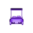 Low_Poly_Golfing_Car.stl Low Poly golf cart // Design 01