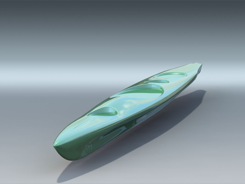 STL file Kayak Model・Template to download and 3D print・Cults