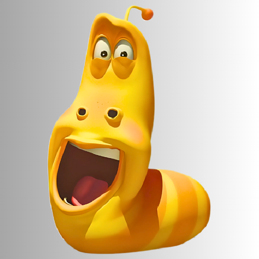 Happy Caterpillar 3D model