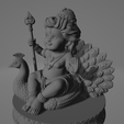 Screenshot-133.png Lord Murugan Detailed 3D Printable STL Model | Bala Murugan STL Model for Resin Print |Kartikeya Swamy High Detail STL File
