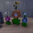 untitled1.jpg 3D Flower Decor & Flower Vase with 3D stl File, Flower Print, Flower Decor, 3D Printed Decor, Gift for Kids, 3d Printing, Flower Holder