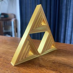 IMG_3379.jpeg Archivo STL Juguete Triforce Fidget・Diseño para descargar y imprimir en 3D