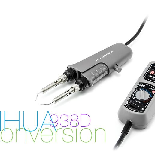 YIHUA 938D Portable Hot Tweezers - Conversion - 3D model önizlemesi