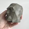 11.jpg Mold for Concrete Low Poly Head