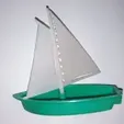 bf7a0ac55af37a7d7bd887be6da40bc4-5859817-235_235.webp Old model toy - sailboat