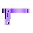 cooler_bracket_left_side_v2.stl ((updated)) Hi-flo directional cooling duct for duplicator 4s ((might work with other open face printers))