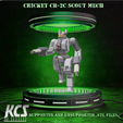 Cricket-CR-2c.png Battletechnology Cricket CR-2C Mech