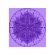 snowflake_01_100x100.stl Набор подставок со снежинками