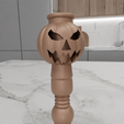 HighQuality3.png 3D Pumpkin Candle Holder with 3D Stl File & Halloween Pumpkin, Modern Candle Holder, Candlestick Holder, 3D Printing, Pumpkin Decor
