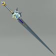02.jpg Genshin Impact Iron Sting sword. Video game, props, cosplay