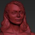 1.jpg Emma Stone figurine ready for full color 3D printing