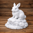 White-Rabbit-Statue-on-Rocks.png White Rabbit Statue on Rocks