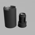 TYPE 2 v1.png AMPLIFIER Style Flash hider VNM (Airsoft) TYPE2