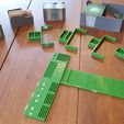 all-parts.jpg Living Forest boardgame playerboard and insert