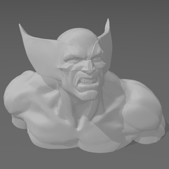 Screenshot-2023-05-21-174054.png STL-Datei Wolverine Kopf Büste [Marvel]・Modell für 3D-Drucker zum Herunterladen