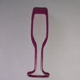 champagne2.jpg Champagne glass cookie cutter for new year