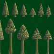 AllTrees.png Print your own forest, trees 28mm