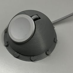appleWatch-Holder-Complete.jpg STL file Apple Watch Charger Holder・3D printer model to download