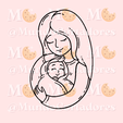 10.png MOTHER AND BABY CUTTER AND STAMP - MAMA Y BEBE - MAMA Y BEBE