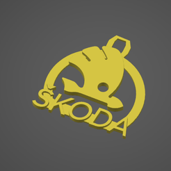 skoda.png Télécharger fichier STL gratuit Logo Skoda pédant • Plan imprimable en 3D, td_blazej