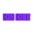 ON-OFF_label.stl Quadpod ESP32 robot