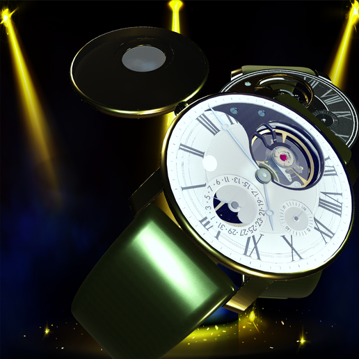 0.png Fase da lua RELÓGIO DE PULSO RELÓGIO DE PAREDE MECÂNICA 1A