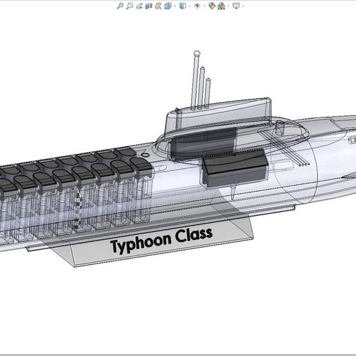 b.jpg Typhoon Class Submarine 3d Model